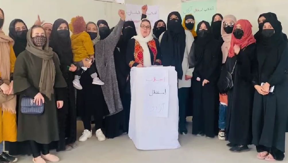 «انقلاب زنان افغانستان» در کابل اعلام حضور کرد