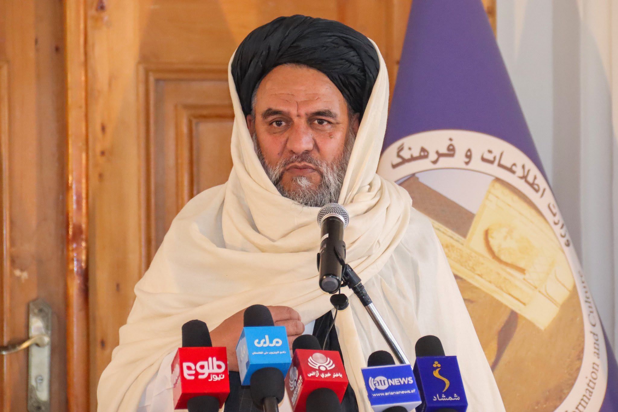 وزیر اطلاعات و فرهنگ طالبان: برای ساختن نظام فرمایش هیچ‌کس را نمی‌پذیریم