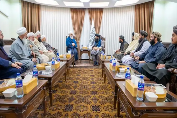 Afghans Support Palestine Through Action Not Words, Taliban’s Haqqani Tells Turk Scholars