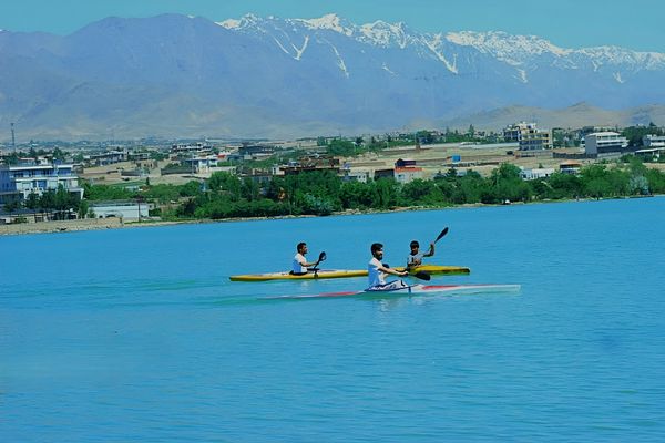 برگزاری کمپ تمرینی قایقرانی در بند قرغه کابل برای آمادگی رقابتهای ولایتی