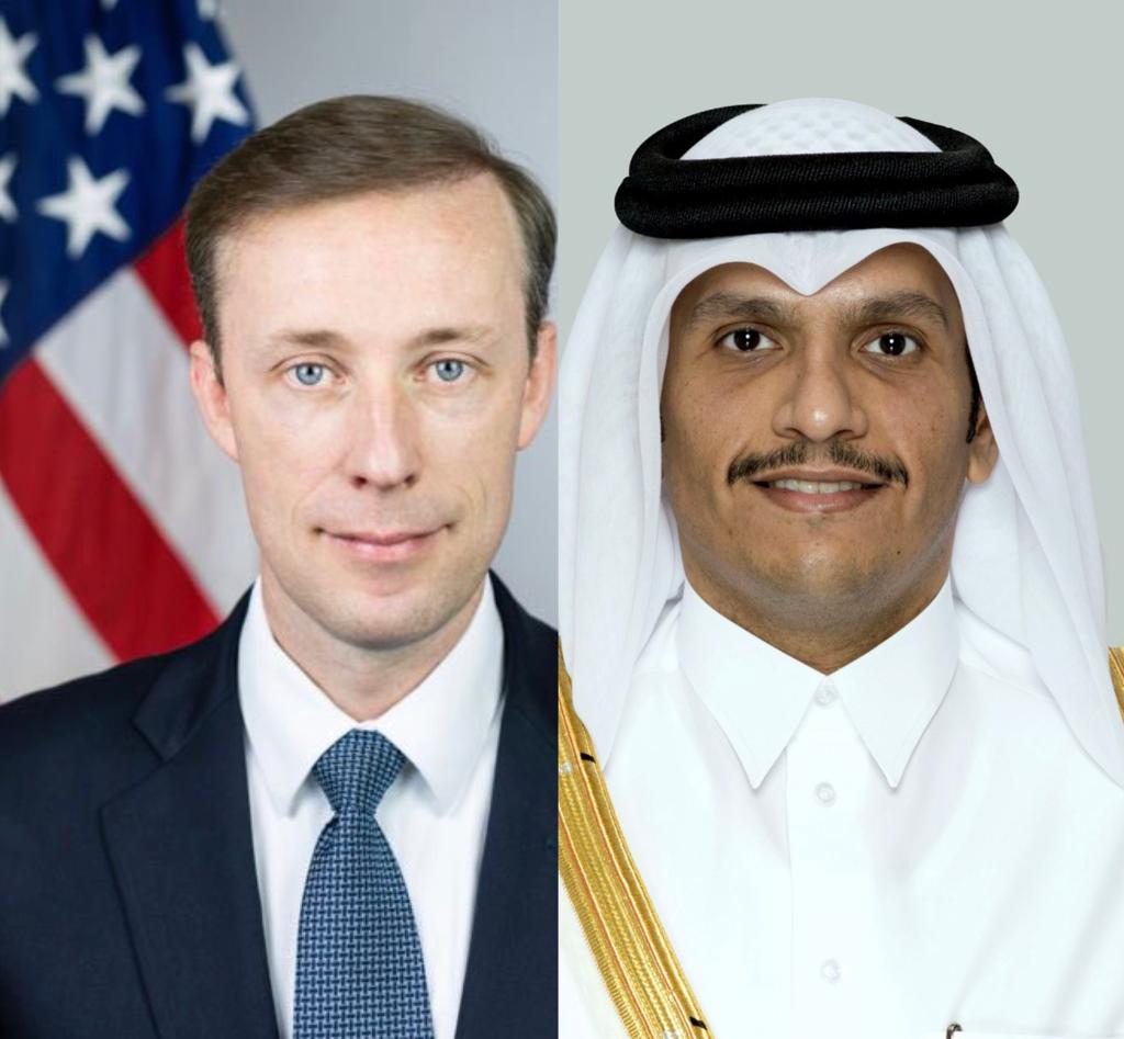 مشاور امنیت ملی امریکا و نخست‌وزیر قطر درباره افغانستان گفت‌وگو کردند