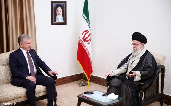 خامنهای به میرضیایف:ایران میتواند اوزبیکستان را از طریق افغانستان به آبهای آزاد وصل کند