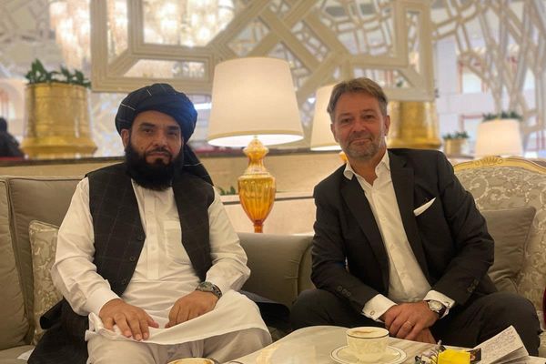 Head Of Taliban's Office In Qatar Meets Chargé d'affaires Of French Embassy In Afghanistan