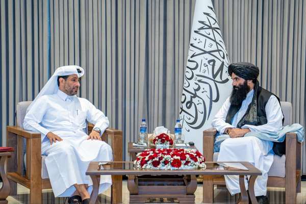 هیئت امنیتی قطر با وزیر داخله طالبان گفتوگو کرد