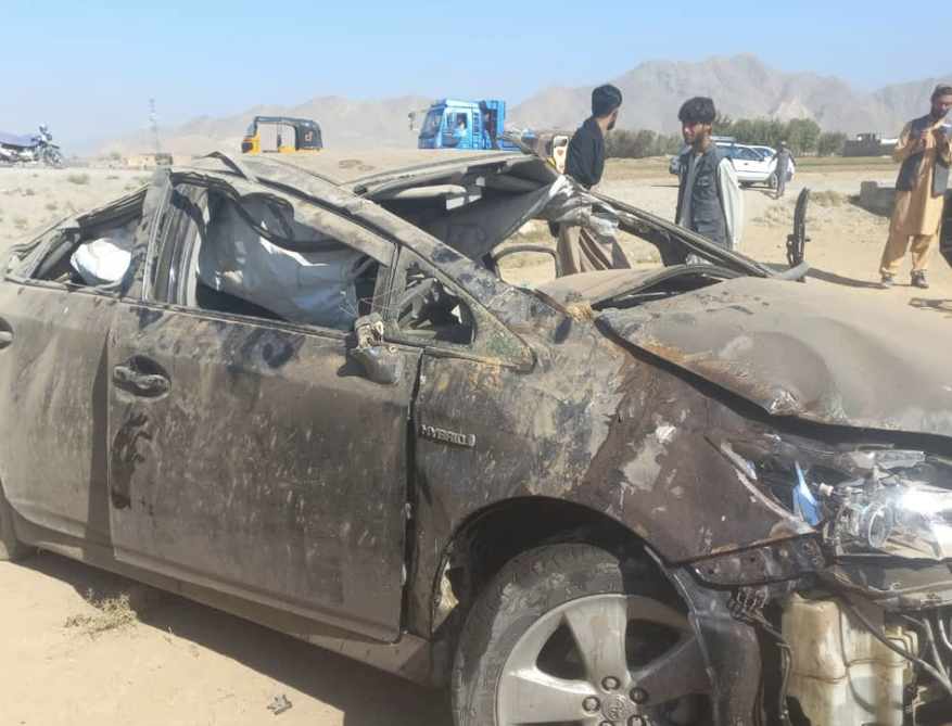 په لوګر کې په دوو ترافیکي پېښو کې دوه کسان مړه او لس نور ټپیان شوي  