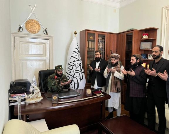 طالبان برای سفارت افغانستان در مسکو اتشه نظامی جدید گماشت