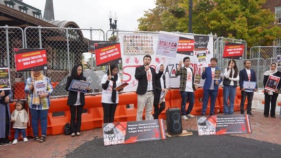 شماری از افغانها در امریکا خواهان به رسمیتشناسی «نسلکشی هزارهها» در افغانستان شدند