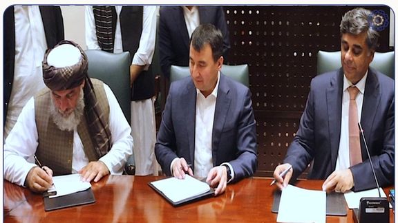 طالبان از امضای صورتجلسه مباحث برسر قرارداد سهجانبه با پاکستان و اوزبیکستان خبر داد