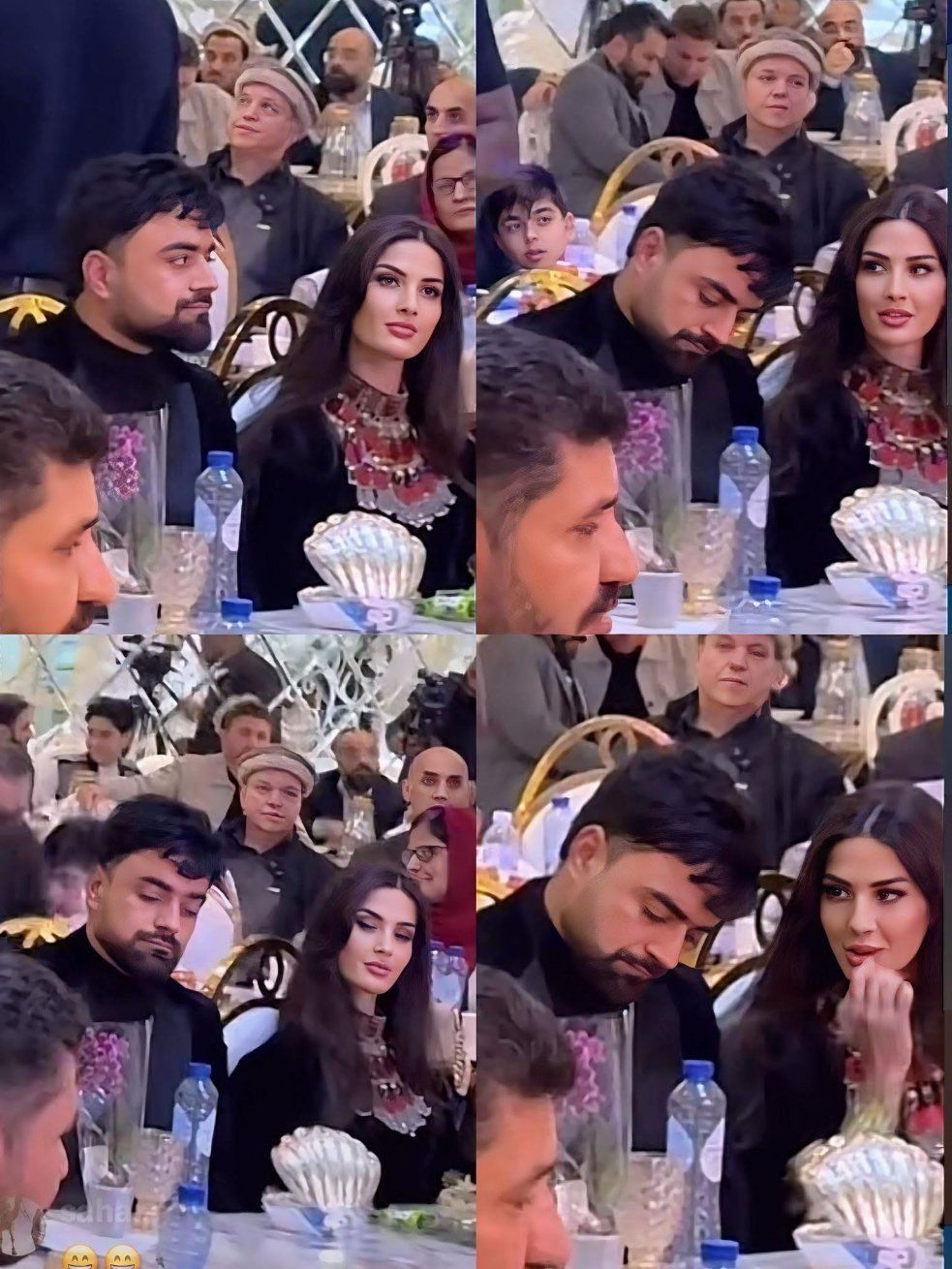 واکنش‌ها به انتشار عکس ستاره کریکت با همسرش: راشد خان کار الهام‌بخش انجام داد