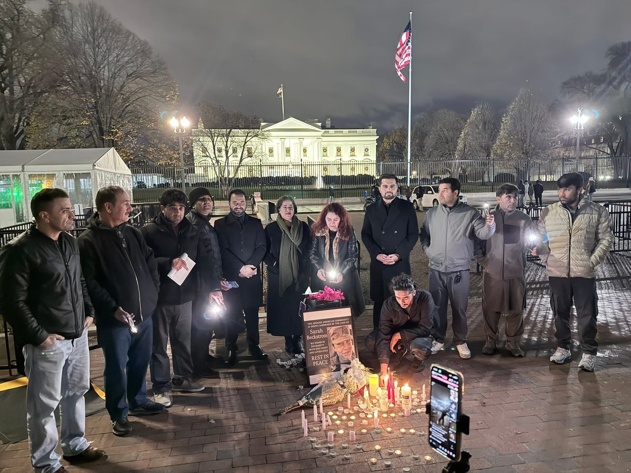 افغان - امریکایي ټولنې په امریکا کې د وژل شوې سارا بکسټروم په درناوی شمعې روښانه کړې 