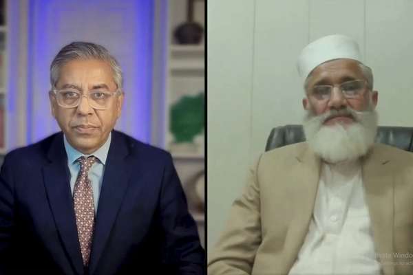 سراجالحق: د افغانستان او پاکستان د شخړې تر شا د امریکا لاس دی