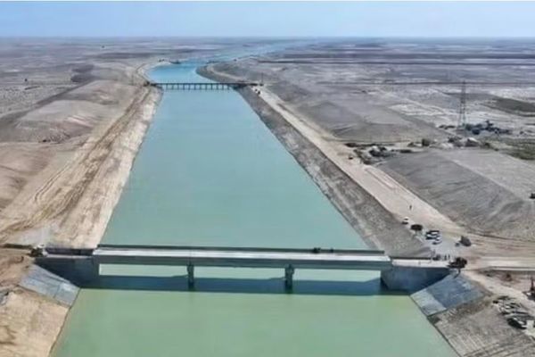 د قوشتیپې کانال د لومړي پړاو پروژه د طالبانو د چارو ادارې ته سپارل کیږي