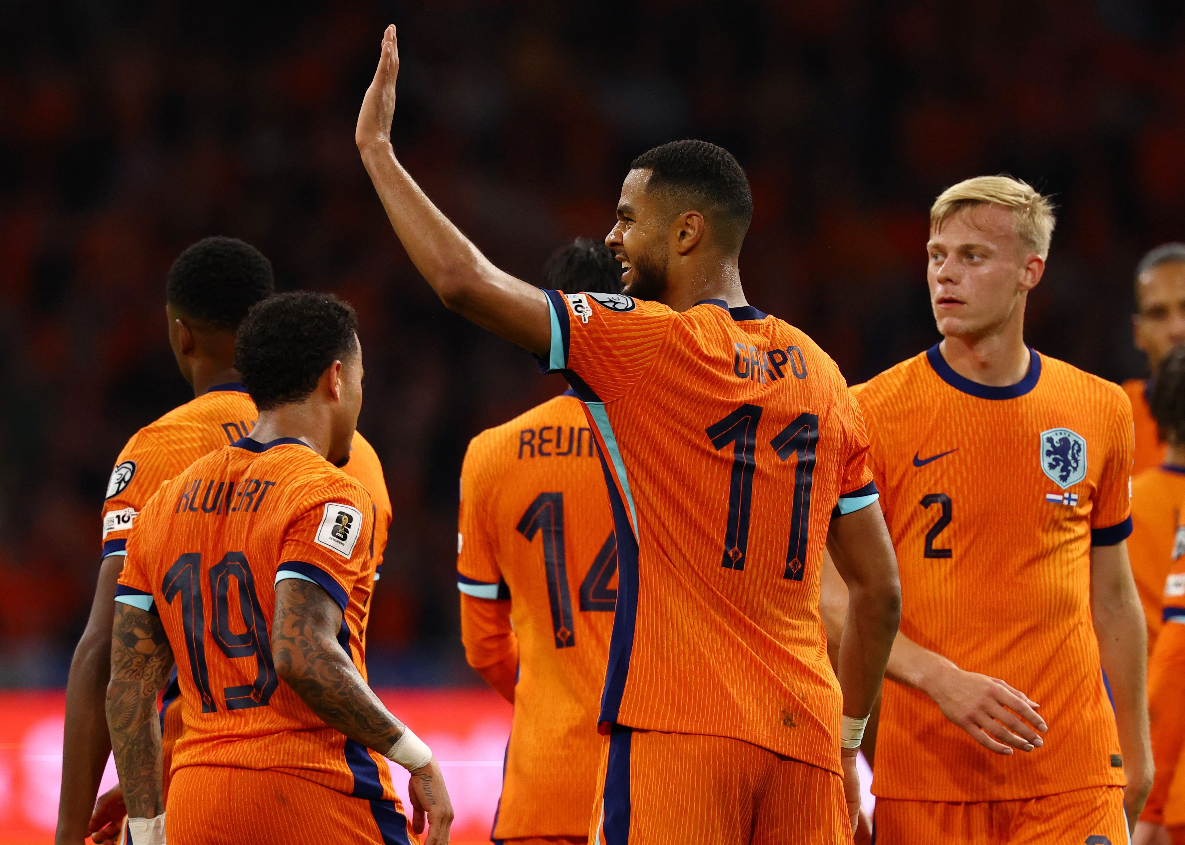 نمایش قدرت‌مند هالند در آمستردام با پیروزی قاطع مقابل فنلند