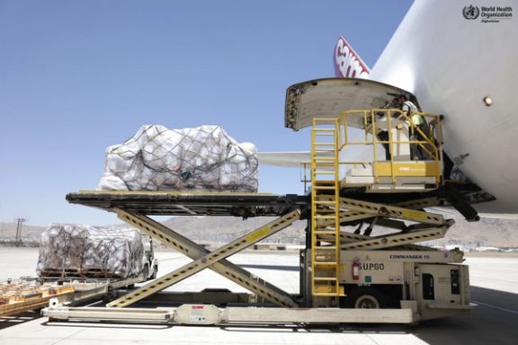 د روغتیا نړیوال سازمان: ۱۵۰ ټنه بیړني طبي توکي له شارجې څخه افغانستان ته ورسیدل
