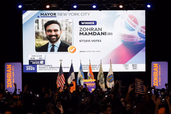 یک مسلمان آسیاییتبار برای نخستین بار شهردار نیویارک شد