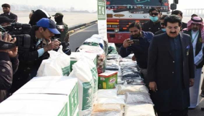مرکز خیریه ملک سلمان کمک‌های افغانستان را به پاکستان فرستاد
