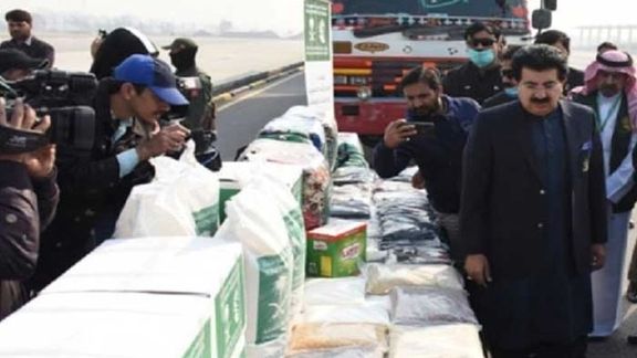 مرکز خیریه ملک سلمان کمکهای افغانستان را به پاکستان فرستاد