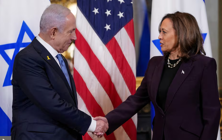 هریس به نتانیاهو هشدار داد که نسبت به رنج غیرنظامیان فلسطینی 'سکوت' نخواهد کرد