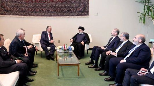 روسای جمهور ایران و تاجیکستان از حضور گروههای تروریستی در افغانستان ابراز نگرانی کردند