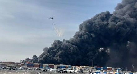 قدرت انفجار در بندرعباس ایران 'معادل ۵۰ تن تی‌ان‌تی بود'