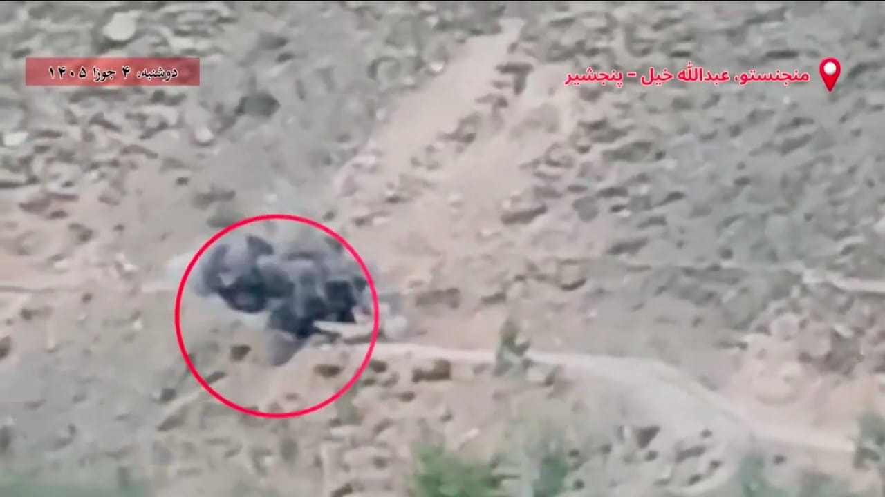 پنجشېر کې د طالبانو په موټر چاودنه؛ زرغونه قطعه وایي چې لس طالبان یې وژلي دي