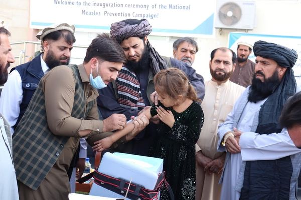 په ننګرهار کې د شري ناروغۍ پر وړاندې د واکسين لس ورځنی کمپاين پيل شو