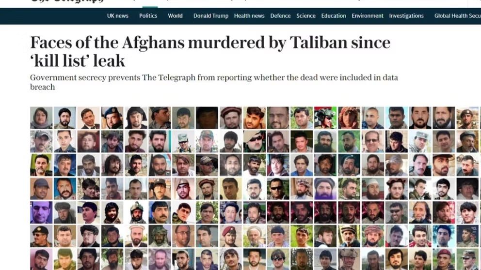 ډیلي ټېلګراف: طالبانو له برېتانیا سره د همکارۍ له امله ۲۰۰ افغان سرتېري وژلي