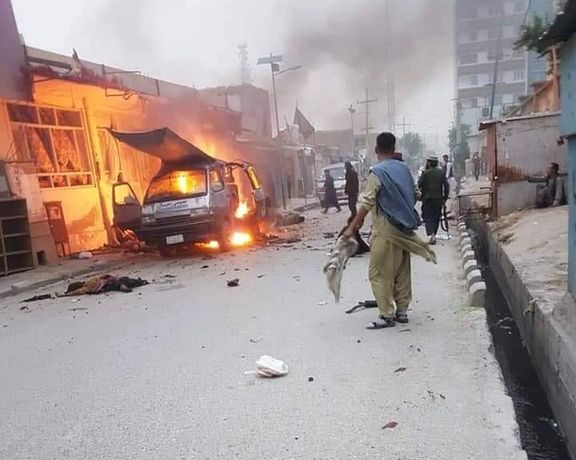 منابع محلی از وقوع انفجار در مزار شریف خبر میدهند