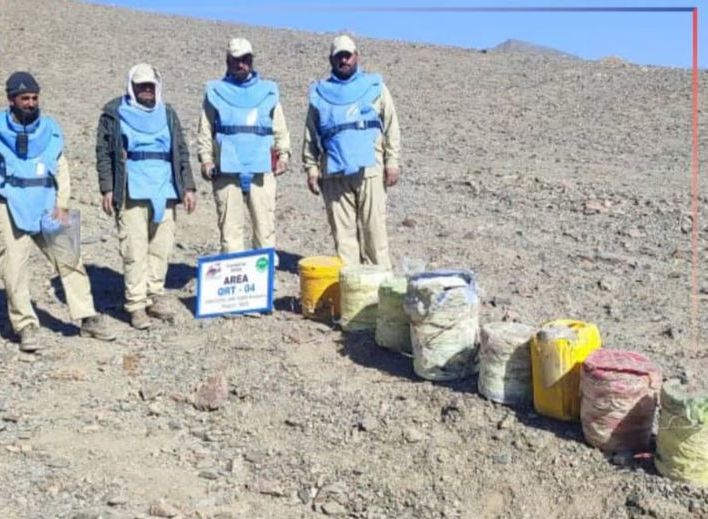 طالبان وايي په تېره میاشت کې څه باندې ۱۰ کیلومتره مربع ساحه له ماینونو پاکه شوې