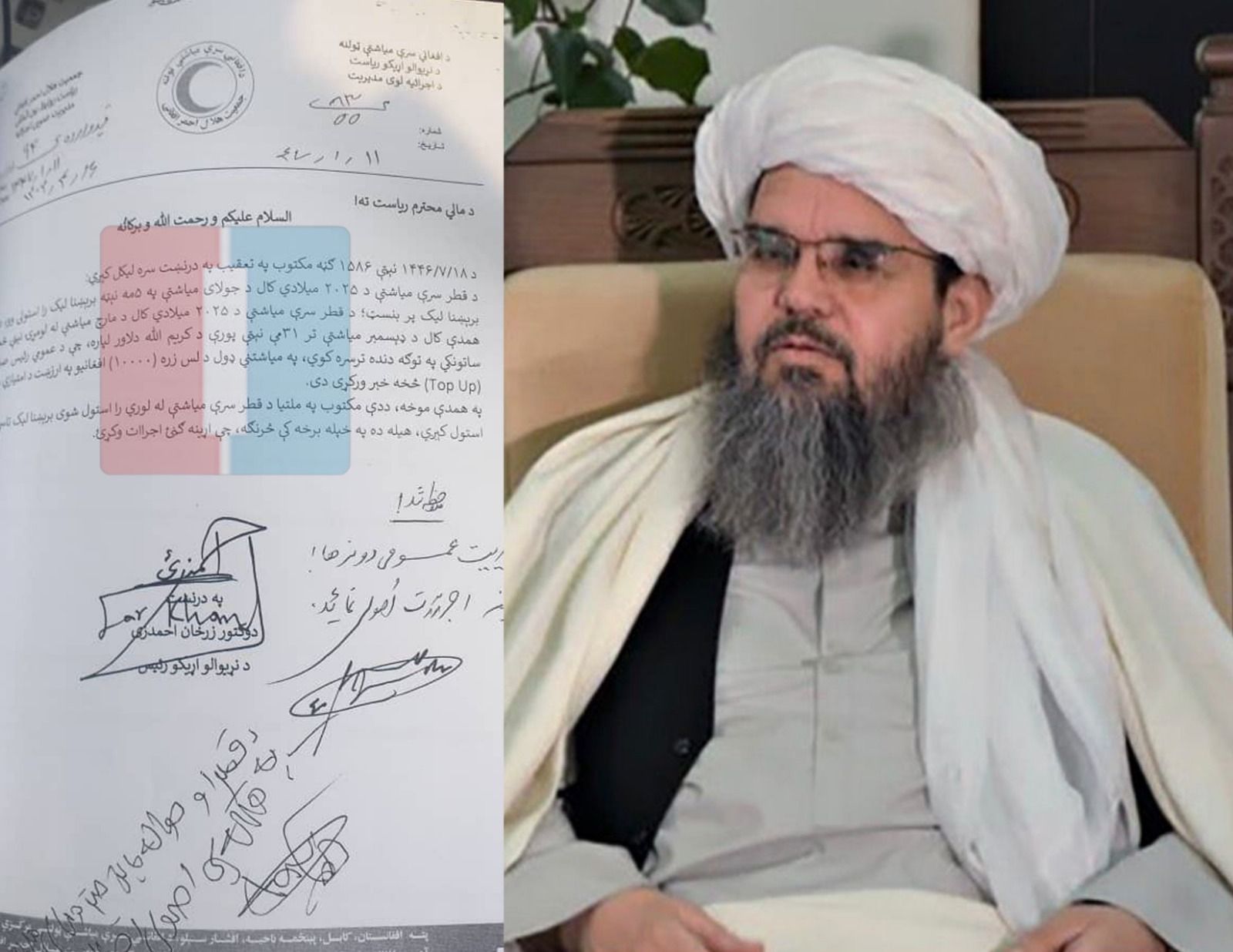 سندونه؛ شهاب الدین دلاور  د خپل زوی لپاره له څو نړیوالو مرستندویانو امتیازي معاشونه اخلي