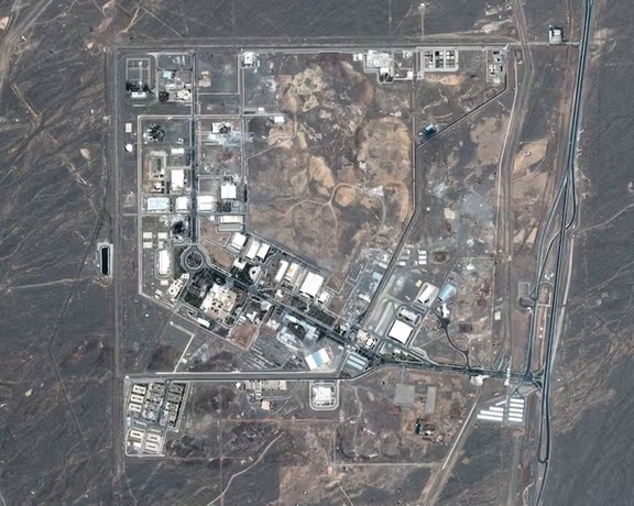 تصویر ماهوارهای از تاسیسات هستهای نطنز بعد از حملات اسرائیل در ۱۵ می
