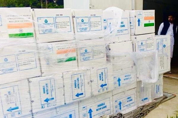 افغانستان ته د هند د «ټيډي» واکسین د مرستو جوپه ورسېده