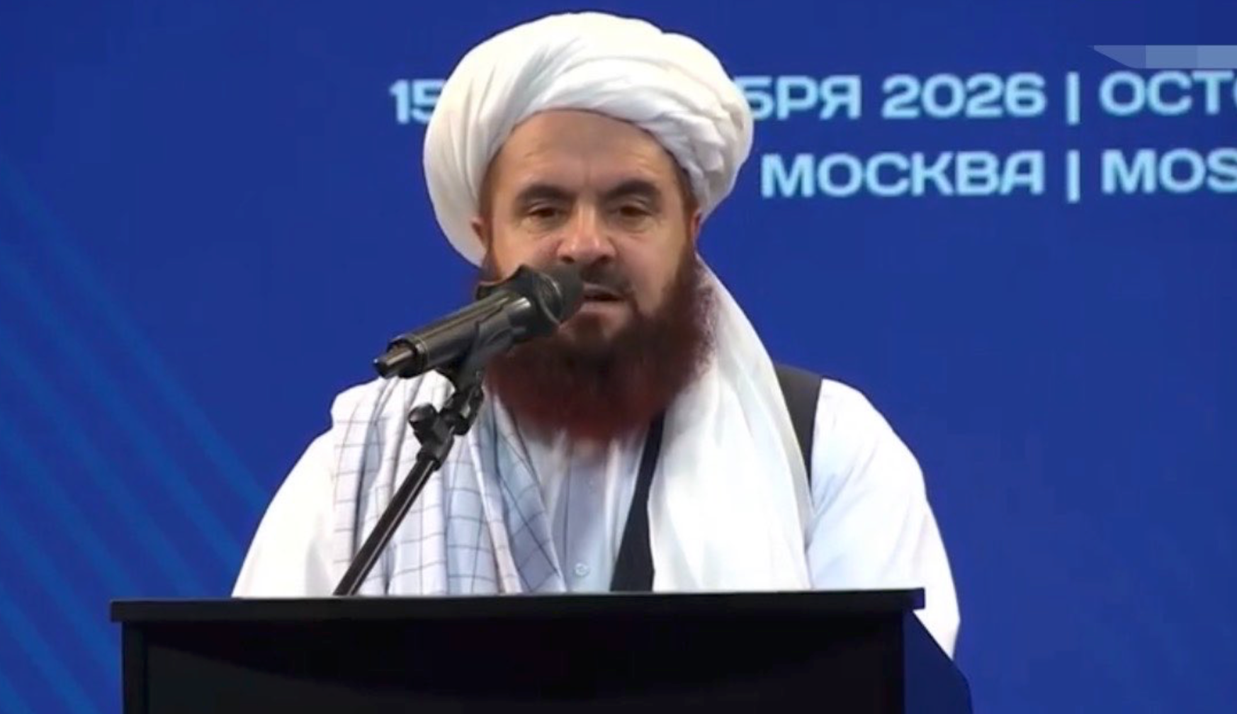 مسکو کې طالب سفیر: د‌ پاکستان له لوري ‌د داعـش او وسله‌والو ډلو ملاتړ د سیمې ثبات ګواښي