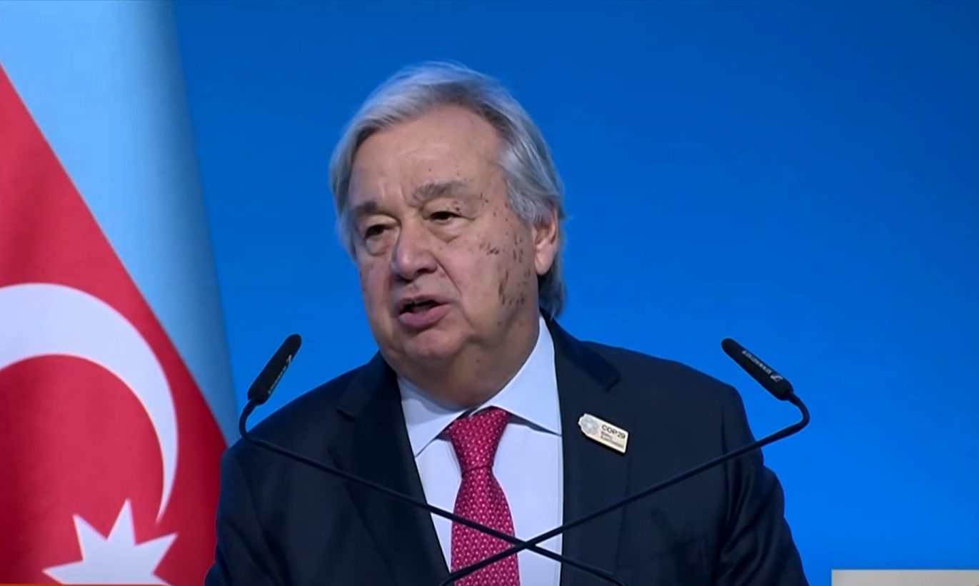 گوترش هشدار داد: زمان برای مقابله با تغییرات اقلیمی رو به اتمام است