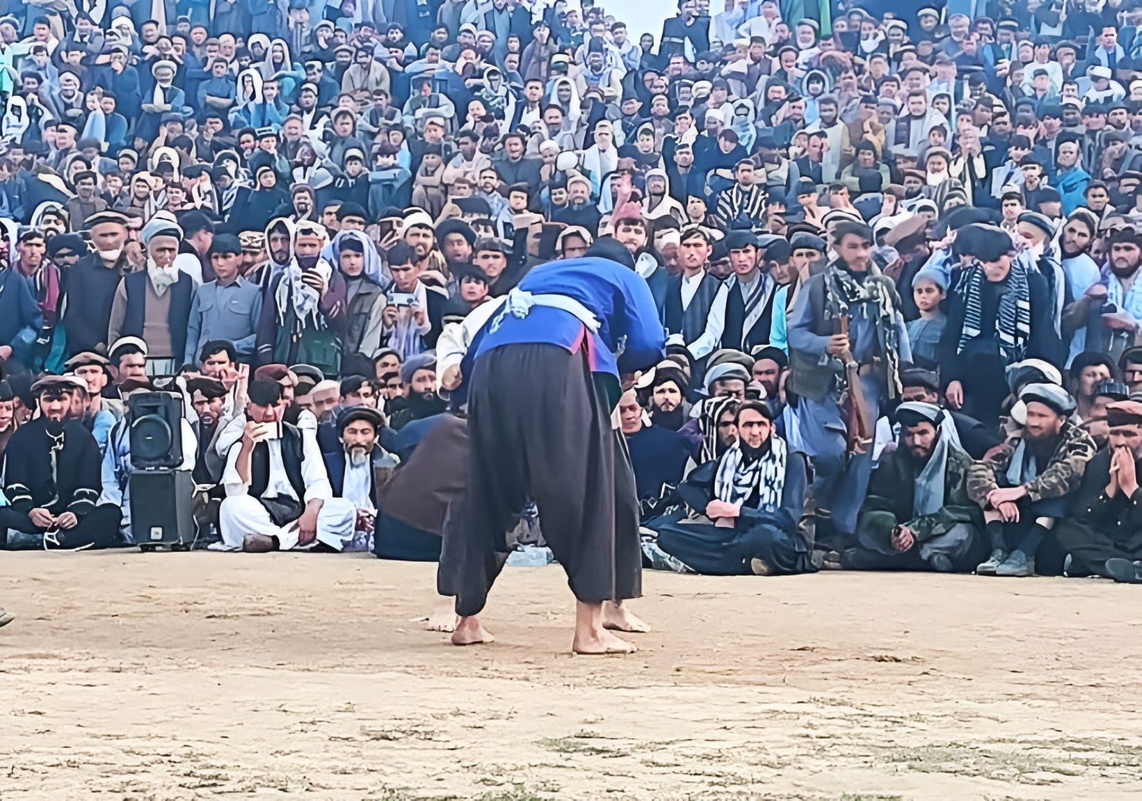 رقابت‌های کورش و کشتی محلی در ولایت‌های قندز، هرات و بغلان برگزار شد