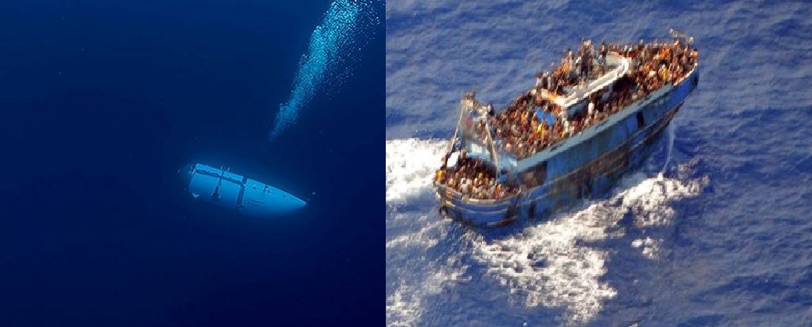 بستگان قربانیان قایق غرق شده در یونان هزینه سنگین نجات تایتان را با ناباوری تماشا می‌کنند