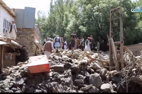دستکم «۳۴ نفر بر اثر بارندگی و سیل» در افغانستان جان باختند