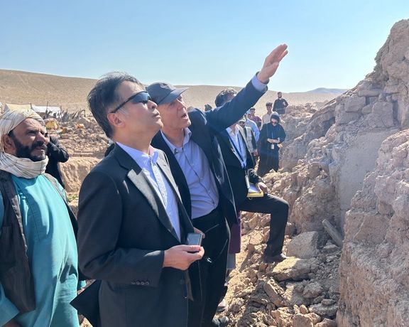 د ملګرو ملتونو د سرمنشي ځانګړې استازې او د جاپان سفیر د هرات له زلزله ځپلو سیمو لیدنه کړې