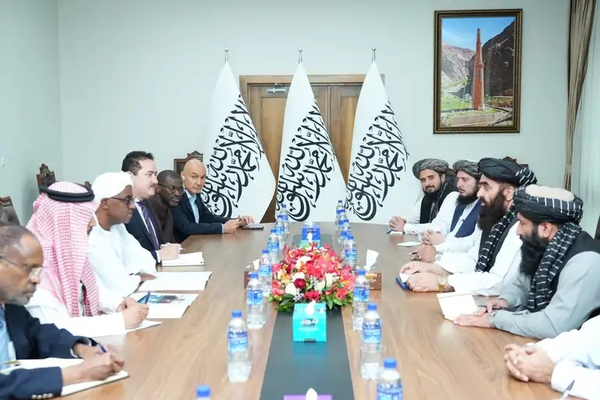 وزير خارجية طالبان يبحث مع مبعوث منظمة التعاون الإسلامي الأوضاع في أفغانستان والمنطقة