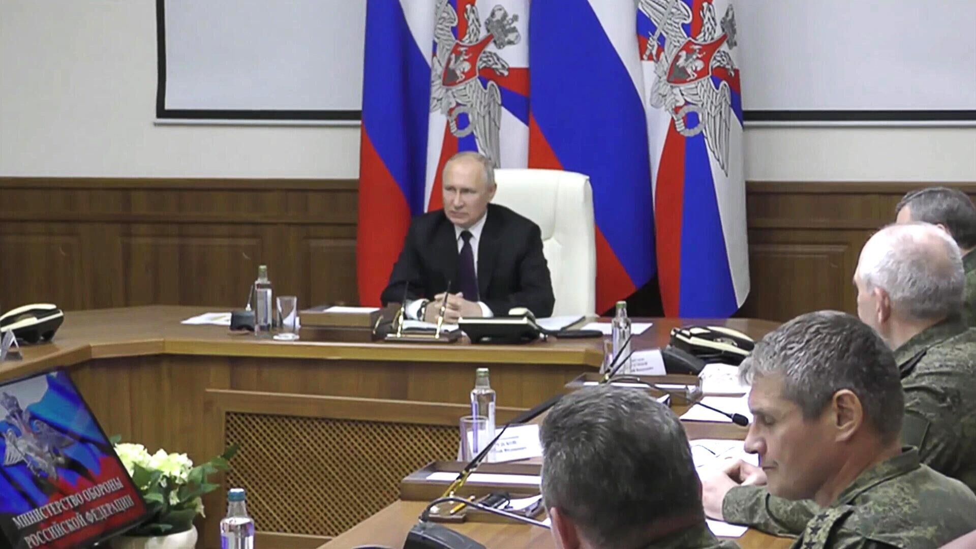 این دیدار در مقر «عملیات نظامی ویژه» انجام شده است