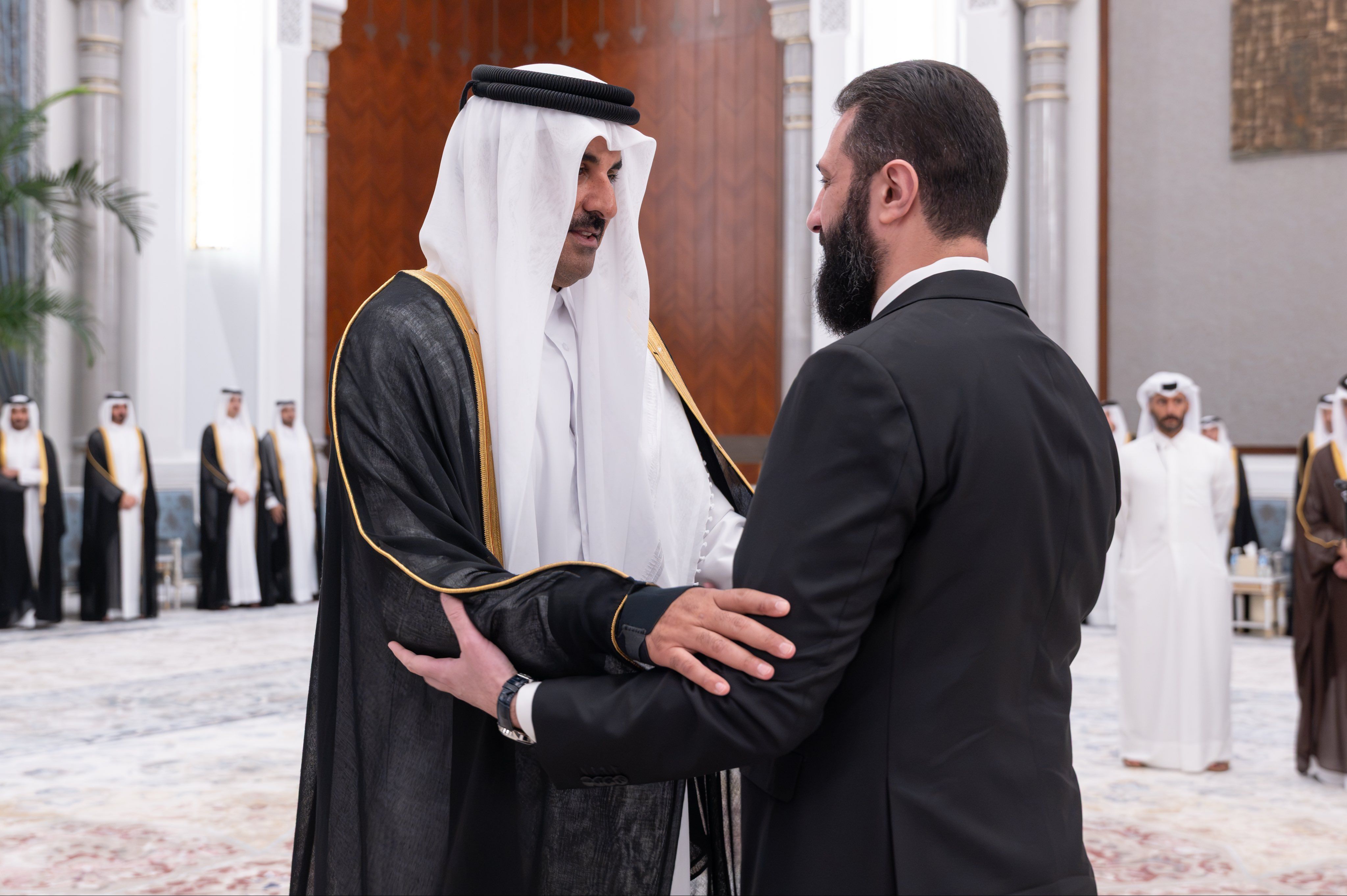 رئیس‌جمهور سوریه برای همدردی به قطر رفت