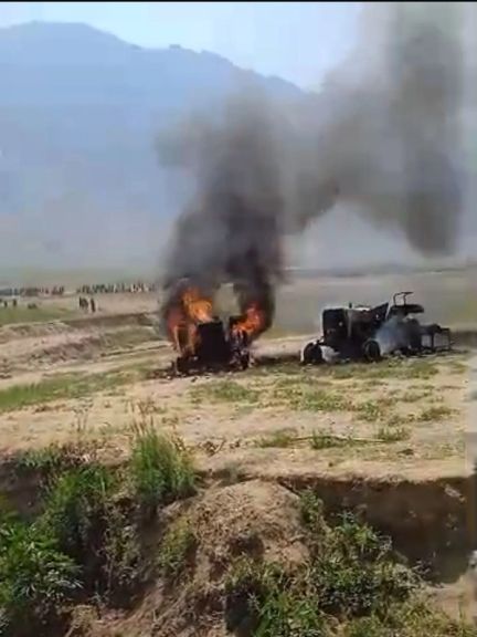 باشندگان ولسوالی خاش بدخشان به خاطر «تخریب مزارع خشخاش» علیه طالبان اعتراض کردند