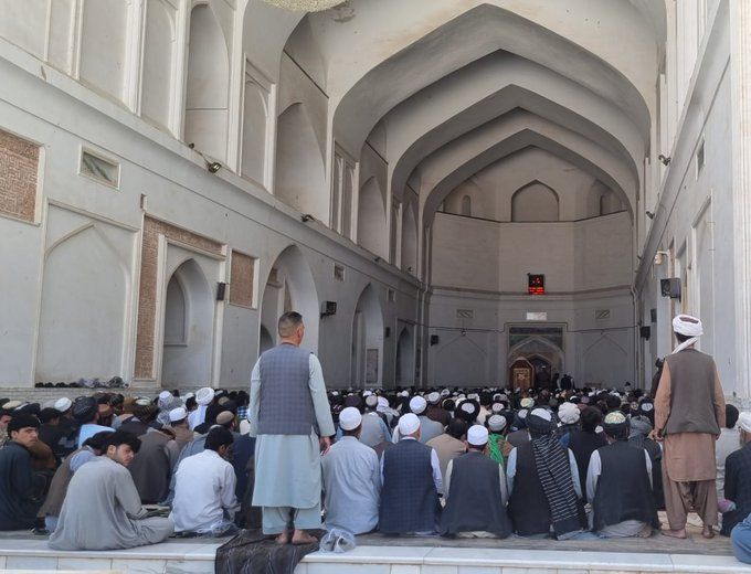 افزایش نفوذ ایران؛ معاون وزیر خارجه جمهوری اسلامی به مسجد جامع هرات رفت