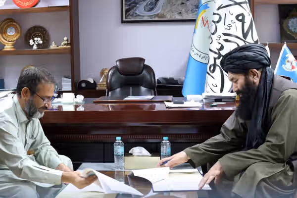 طالبان با یک موسسه جاپانی تفاهمنامه دو میلیون دالری برای اجرای پروژههای آبی امضا کرد