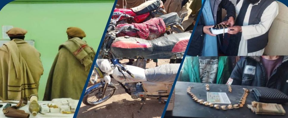 طالبان: په څلورو ولایتونو کې مو ۱۲ کسان د غلا او نشه يي توکو د خرڅلاو په تور نیولي دي