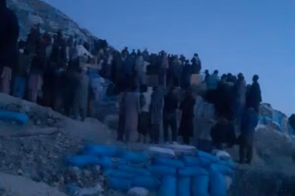سه کارگر معدن در شکی بدخشان زیر آوار گیر ماندند