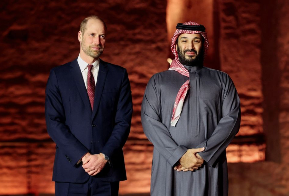 د برېتانیا شهزاده د سعودي عربستان له ولیعهد سره وکتل