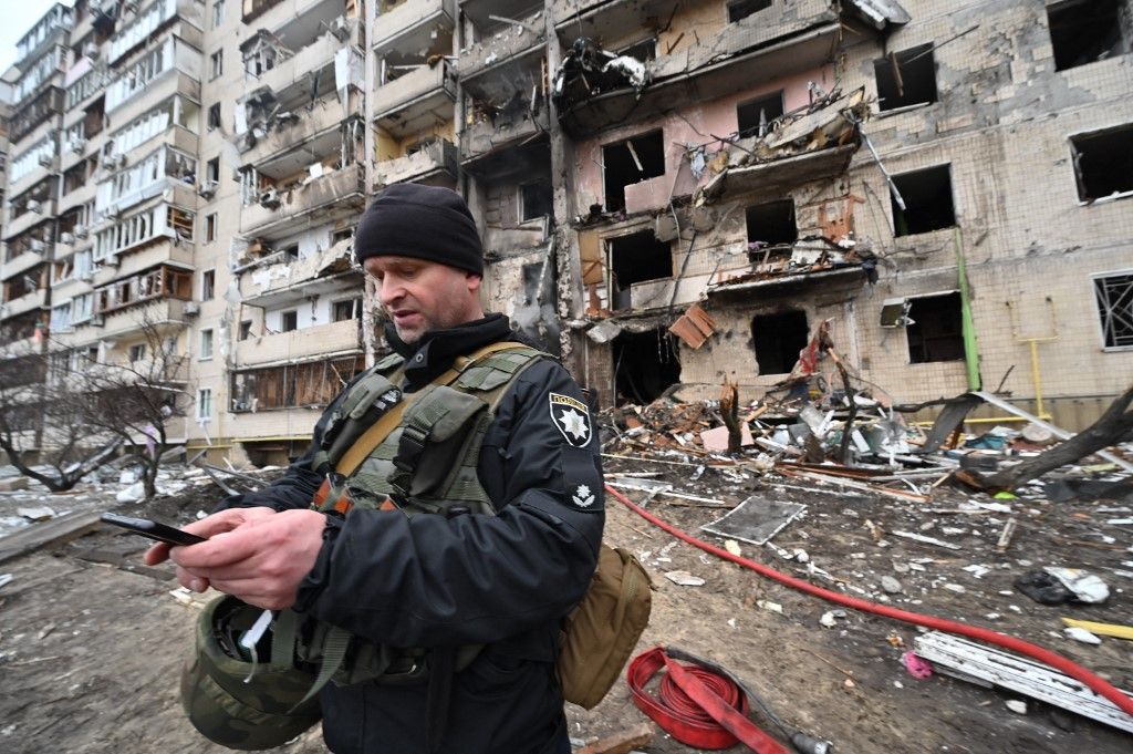 خبرگزاری فرانسه: جنگ به دروازه‌های کی‌یف، پایتخت اوکراین رسیده است