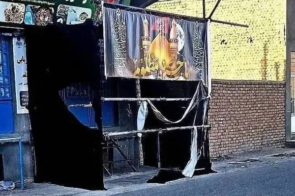 طالبانو په هرات کې د محرم د عزادارۍ خیمې ټولې کړې او بیرغونه یې څیرلي