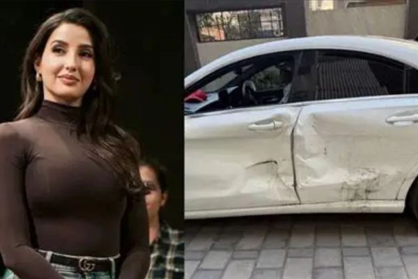 د هند سینمايي لوبغاړې نورا فتحي په یوې ټرافیکي پېښه کې ژوبله شوې